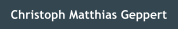 Christoph Matthias Geppert